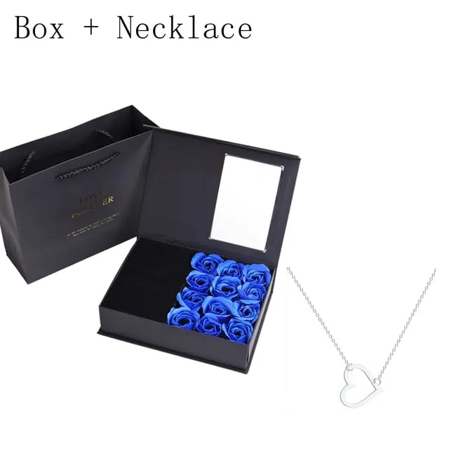 Geschenkbox mit Rosenseife