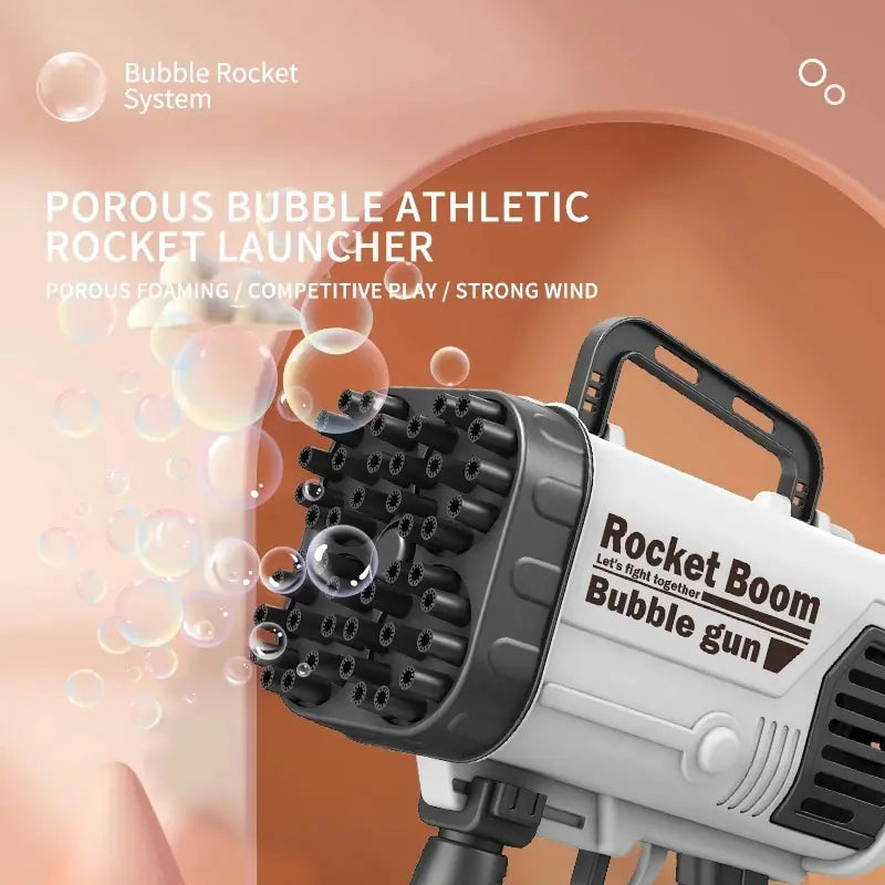 2021 Hot Kids Gatling Bubble Gun Toy