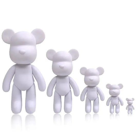 Expressive Fluid Bear Sculpture