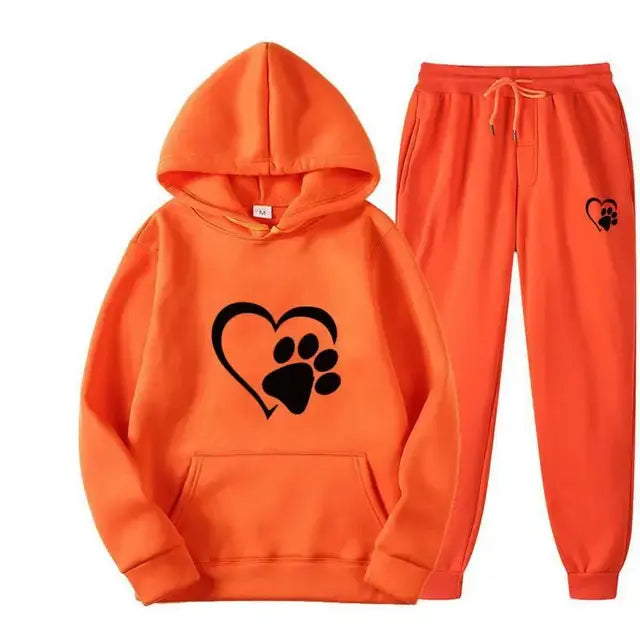 Hondenprint Hoodie en Broek