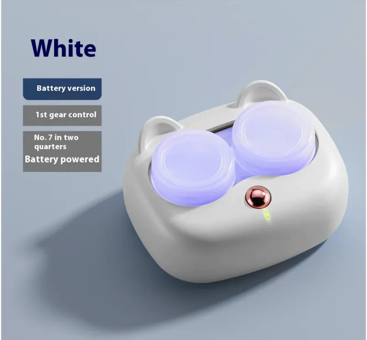 Women's Portable 3-Speed Ultrasonic Glasses Cleaner Case – Invisible & Multifunctional