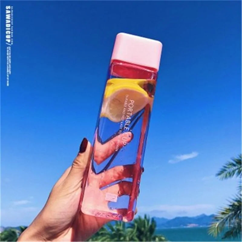 Frosted Square Water Bottle