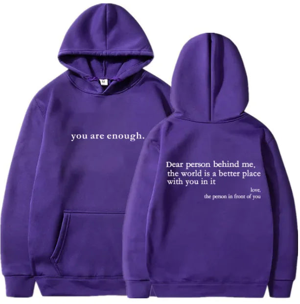 Dames geborstelde hoody met effen letters