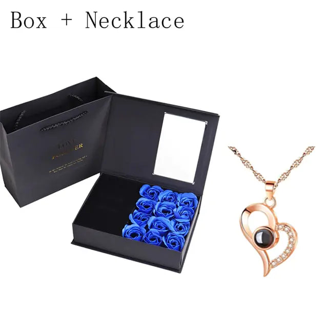 Geschenkbox mit Rosenseife