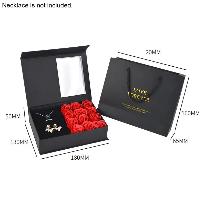 Geschenkbox mit Rosenseife