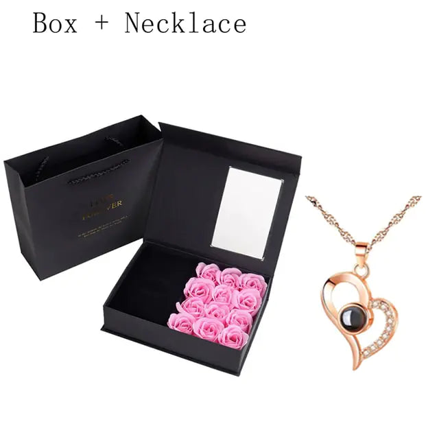 Geschenkbox mit Rosenseife