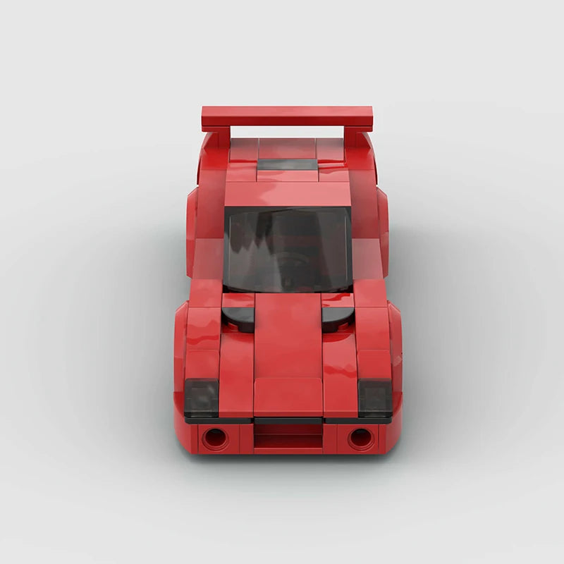 197 Pcs F40 Moc Speed Champions Sports Racer Cars