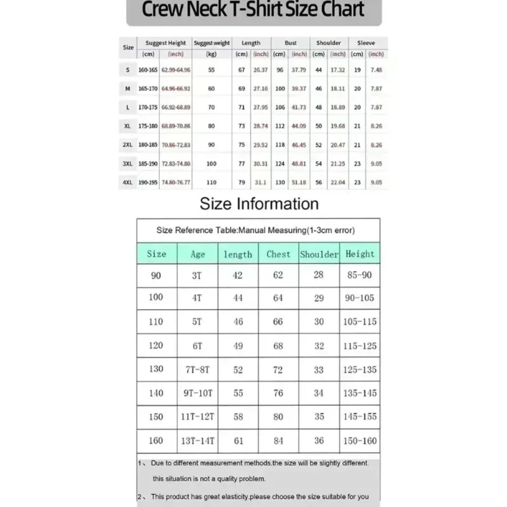 One Piece Men's T-shirt Summer Monkey D. Luffy Classic Anime Autumn Boy Children's Short-sleeved Trendy Parent-child Outfit