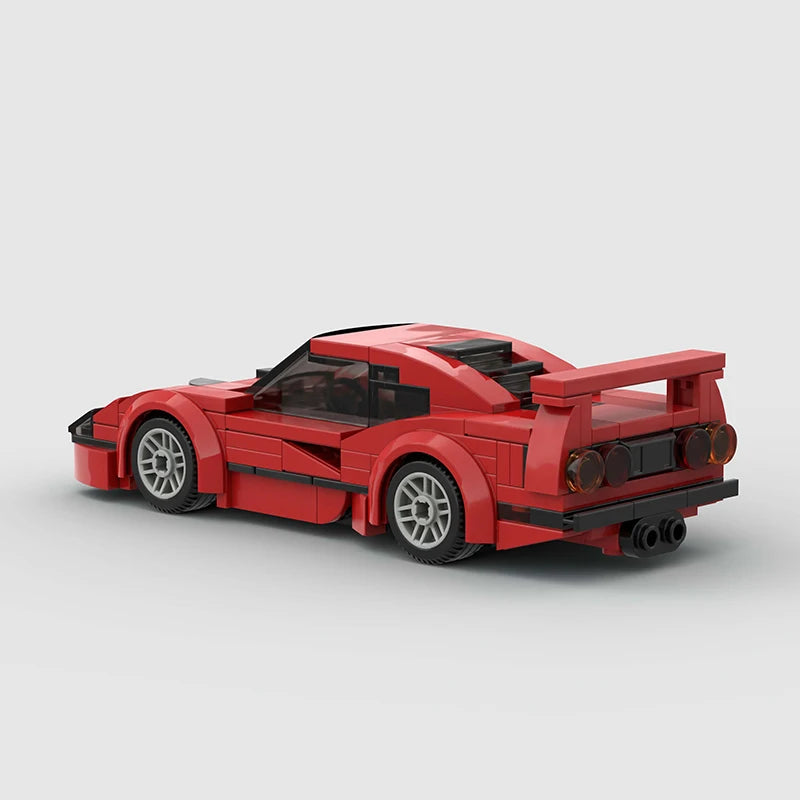 197 Pcs F40 Moc Speed Champions Sports Racer Cars