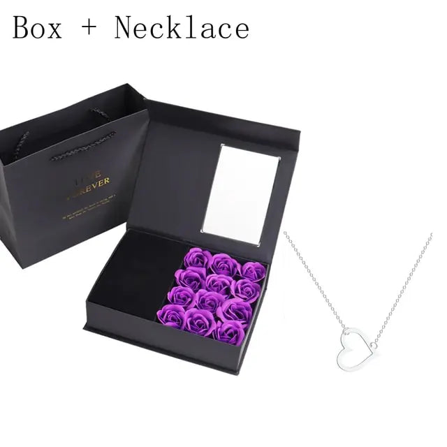Geschenkbox mit Rosenseife