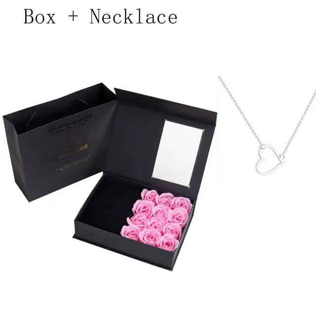 Geschenkbox mit Rosenseife