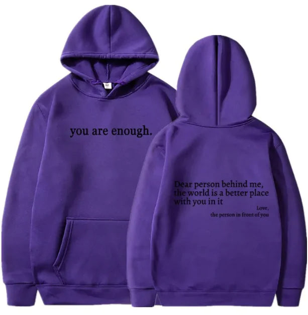 Dames geborstelde hoody met effen letters