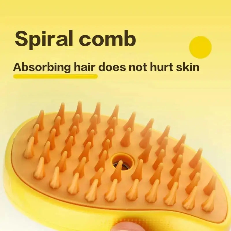 Electric Cat Steam Brush Grooming Aid