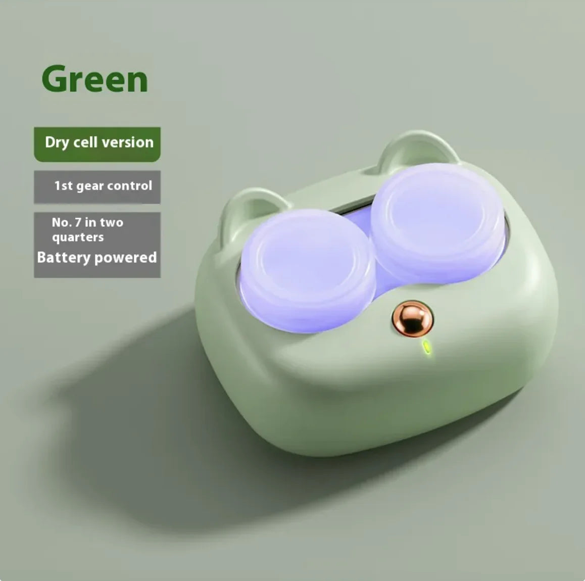 Women's Portable 3-Speed Ultrasonic Glasses Cleaner Case – Invisible & Multifunctional