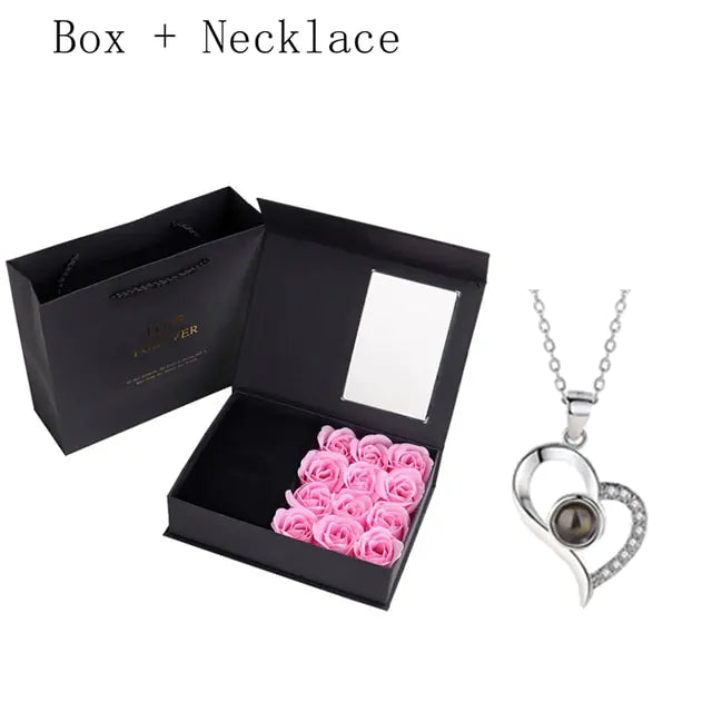Geschenkbox mit Rosenseife