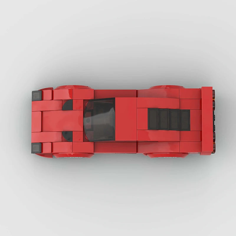 197 Pcs F40 Moc Speed Champions Sports Racer Cars
