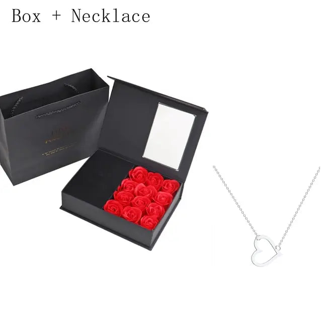 Geschenkbox mit Rosenseife
