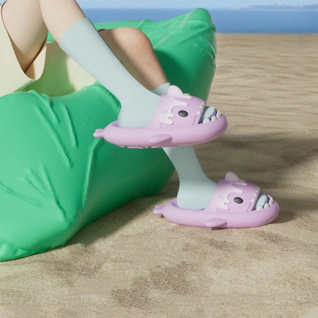 Ice Cream Shark Slippers for Women