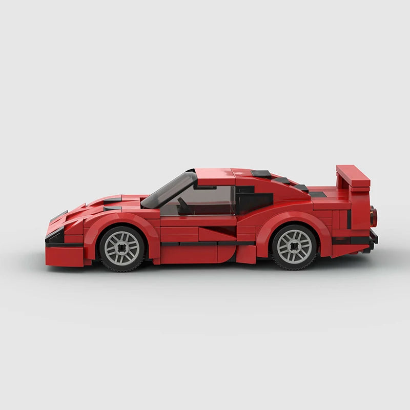 197 Pcs F40 Moc Speed Champions Sports Racer Cars