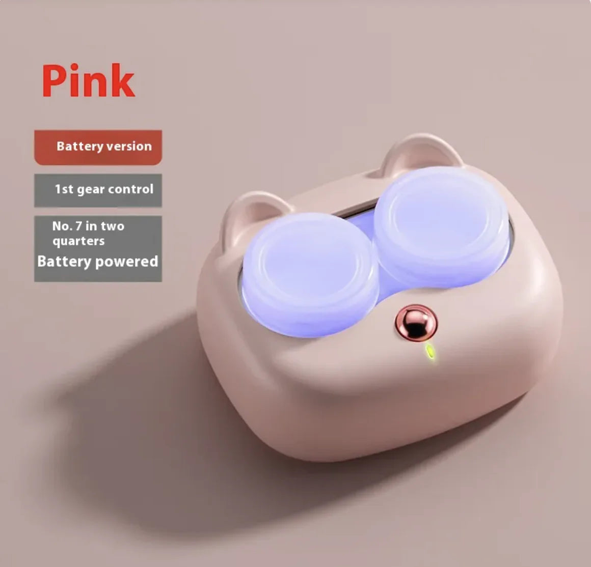 Women's Portable 3-Speed Ultrasonic Glasses Cleaner Case – Invisible & Multifunctional