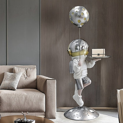 Space Astronaut Cartoon Furniture Decorative Piece for Living Room, Entryway TV Cabinet - Premium Home Decoration