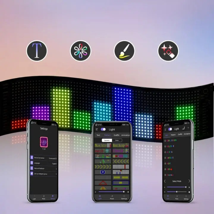 LED-Textanimationsanzeige