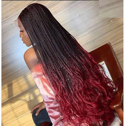 Franse Krul Vlecht Synthetisch Haar