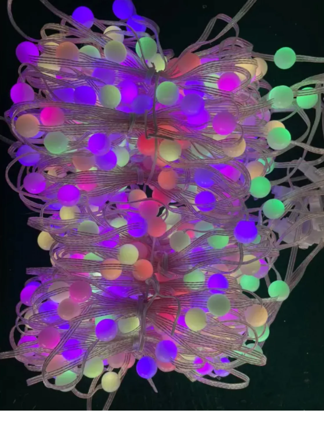 LED Bluetooth Smart RGB-Lichtervorhang - DIY-Lichterkette für Partys, Hochzeiten und Weihnachtsdekoration