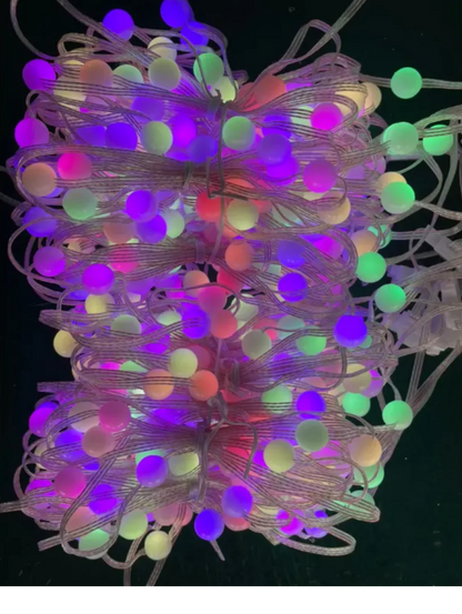 LED Bluetooth Smart RGB-Lichtervorhang - DIY-Lichterkette für Partys, Hochzeiten und Weihnachtsdekoration