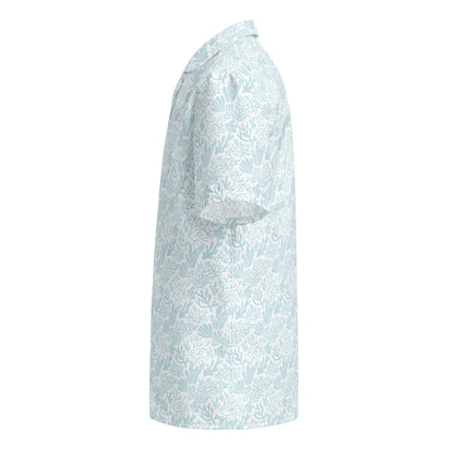 Coral Reef Resort Button Down Hawaiian Shirt - Kust Zomer 2024 Collectie