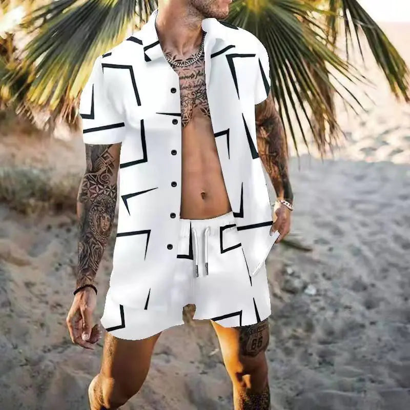 Lässiges Kurzarm-Set für den Sommer für Herren