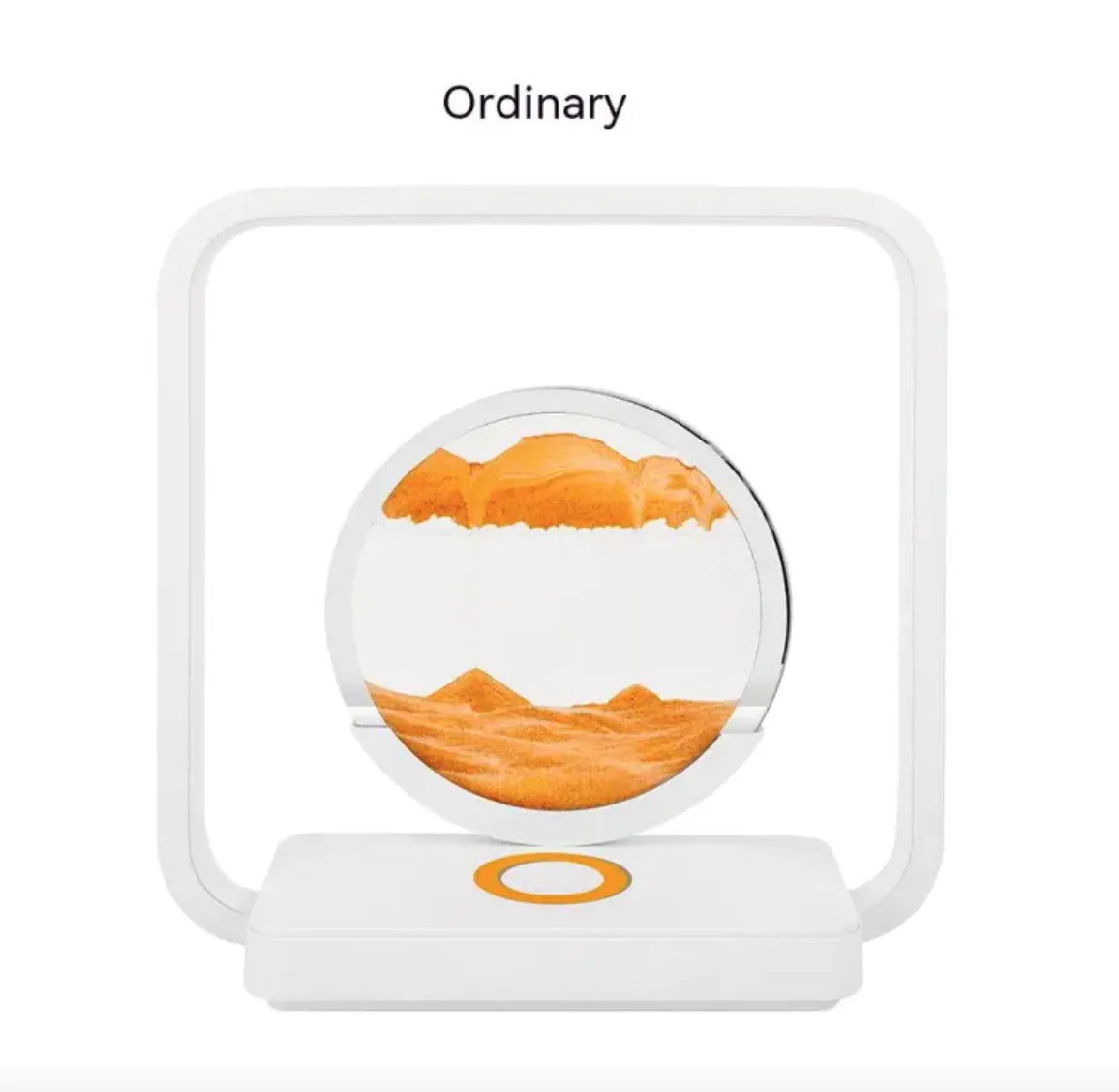 LED-Nachtlampe mit Treibsandmalerei, kabellosem Ladegerät und USB