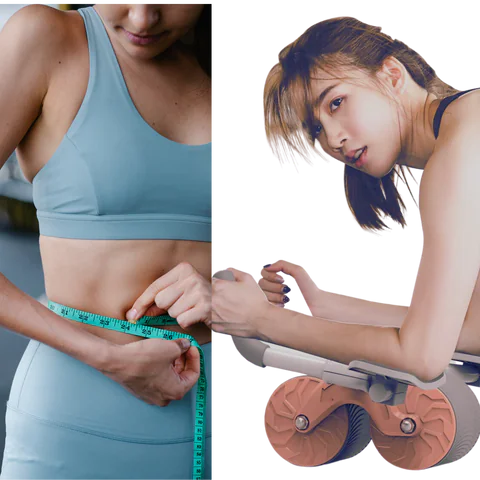 Magnetischer Bauchmuskeltrainer mit Doppelrädern