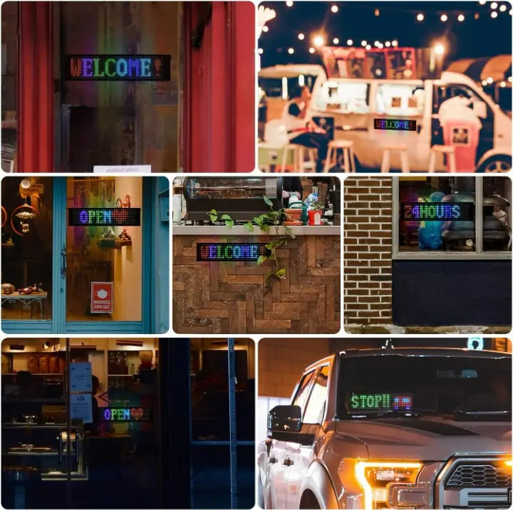 LED-Textanimationsanzeige