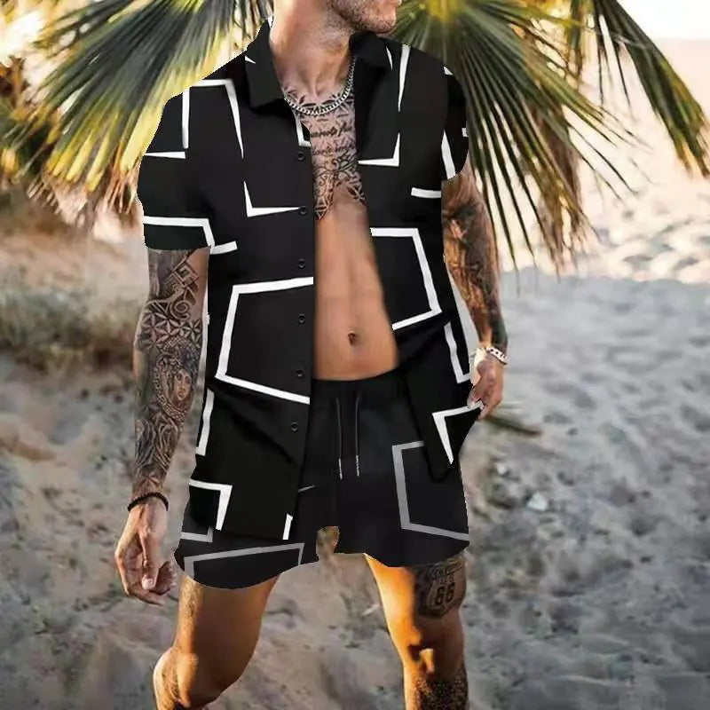 Lässiges Kurzarm-Set für den Sommer für Herren