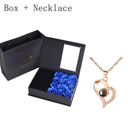 Geschenkbox mit Rosenseife