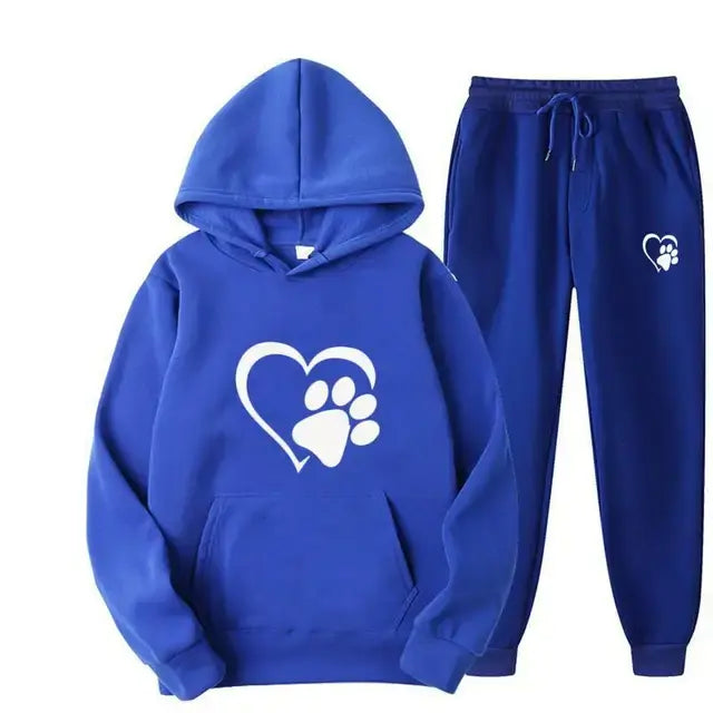 Hondenprint Hoodie en Broek