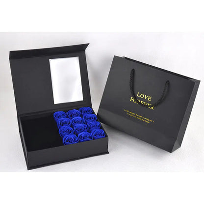 Geschenkbox mit Rosenseife