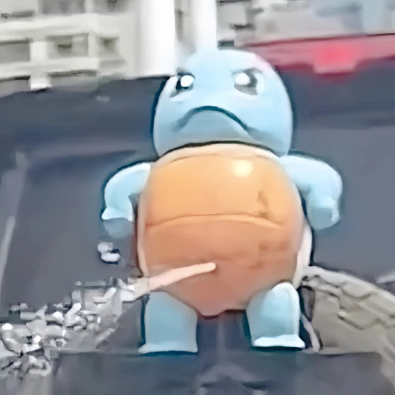 Hot Arrival Anime Pokemon Squirtle Spray Water Jenny Turtle Model Car Accessories Spray Water Big Size Proud And Cute Gifts Toys