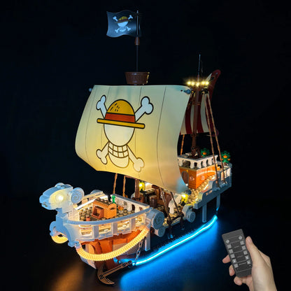LYBMTWF LED Lighting Kit Compatible with Lego 75639 Pirate Ship Model (NOT Include The Model Bricks)