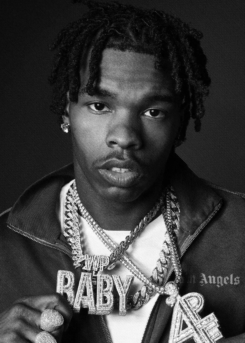 Famous Rapper LIL BABY/Drake/the Weekend Black and White Posters Canvas Painting and Prints Wall Art Picture for Room Home Decor