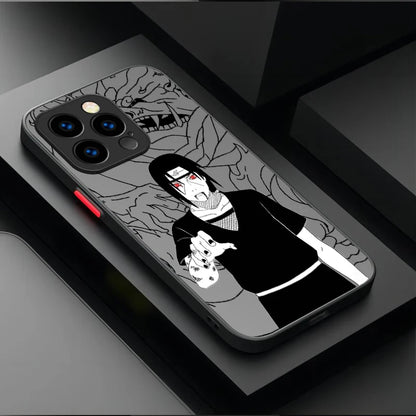 Phone Case For iPhone 17 Air 15 16E 16 14 13 12 11 Pro Max XR 7 8 Plus SE 2020 N-NARUTOS Uchiha Sasuke Itachi Cool Back Cover