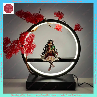Nezuko Demon Slayer 3d Led Night Light Plug-In Mood Light Usb Anime Bedroom Decor Lamp For Fans Ambient Lighting Gift Home Dorm