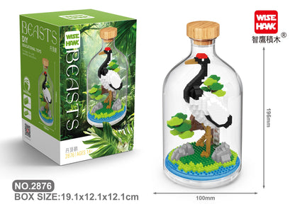 MOC Building Blocks Animal Model Bird Bald Eagle Parrot  DIY Assembly  Bricks Creative Games Collection Toys Xmas Gifts