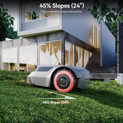 C-TOF Robot Lawn Mower Redkey MGC800 Lawn Mower Robot Cable Break Detection Climbing Capacity 45% App Control Mowing Robot