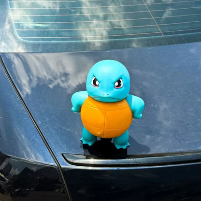Hot Arrival Anime Pokemon Squirtle Spray Water Jenny Turtle Model Car Accessories Spray Water Big Size Proud And Cute Gifts Toys