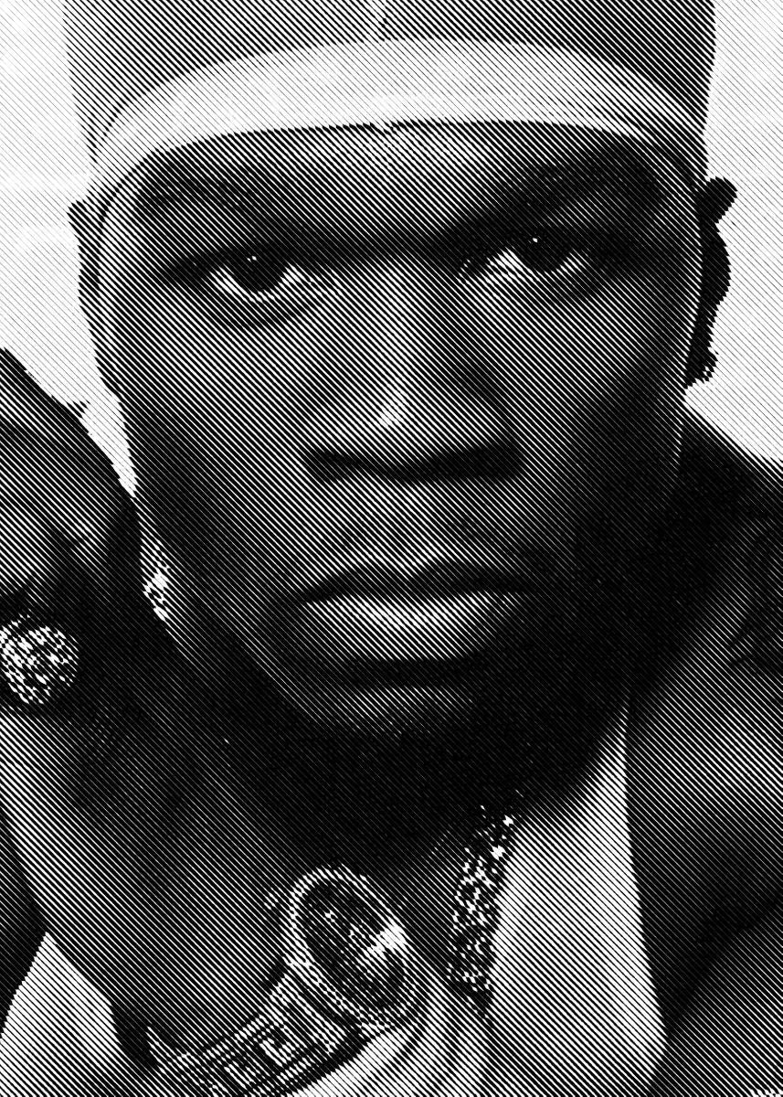 American Hip-hop Rap Musician 50 Cent Singer Portrait Canvas Painting Wall Art Picture Aesthetic Room Home Decoration Fans Gift