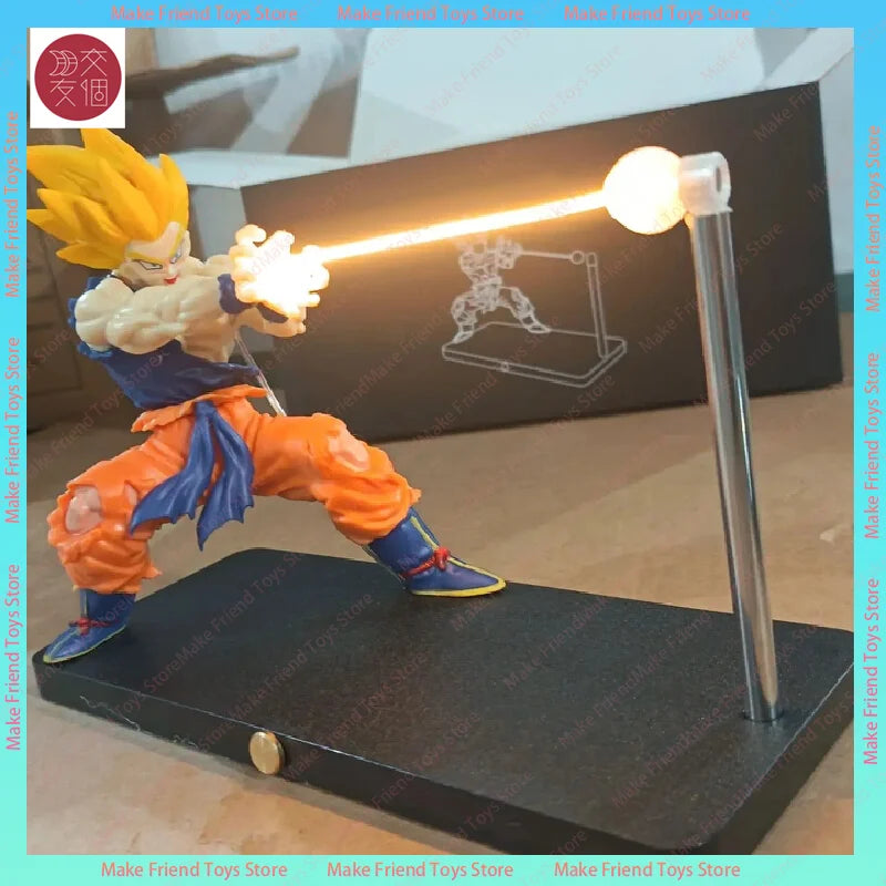 Rechargeable Dragon Ball Gogeta Lamp Gogeta Ligh Son Goku Light Lamp Model Kakarotto Kamehameha Wave Magnetic Ornament Anime