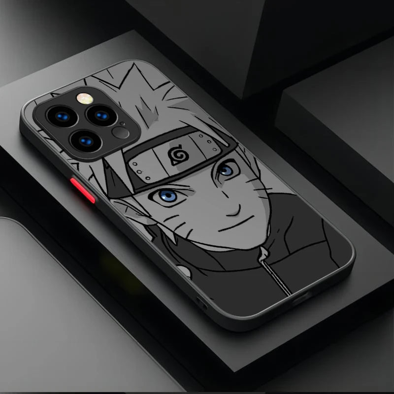 Phone Case For iPhone 17 Air 15 16E 16 14 13 12 11 Pro Max XR 7 8 Plus SE 2020 N-NARUTOS Uchiha Sasuke Itachi Cool Back Cover
