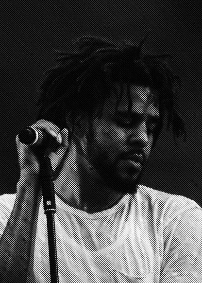 Famous Rapper LIL BABY/Drake/the Weekend Black and White Posters Canvas Painting and Prints Wall Art Picture for Room Home Decor